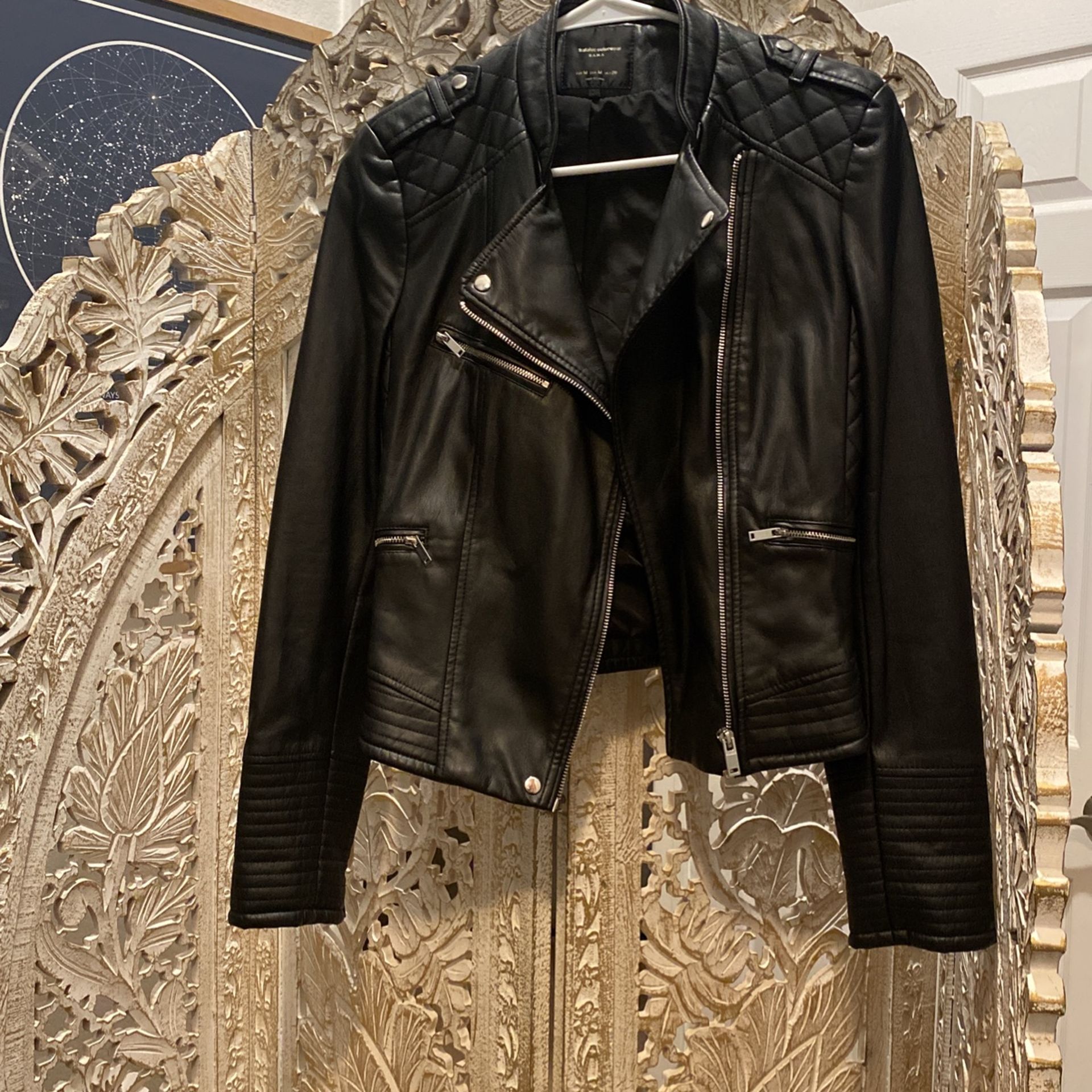 trafaluc deals zara lederjacke