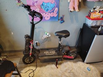 HLOIE Electric Scooter with Seat