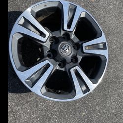 1 Only - 17x7.5 6x5.5 6x139.7 Stock TRD Tacoma Tundra 4Runner Yukon Tahoe Wheel Rim !!!