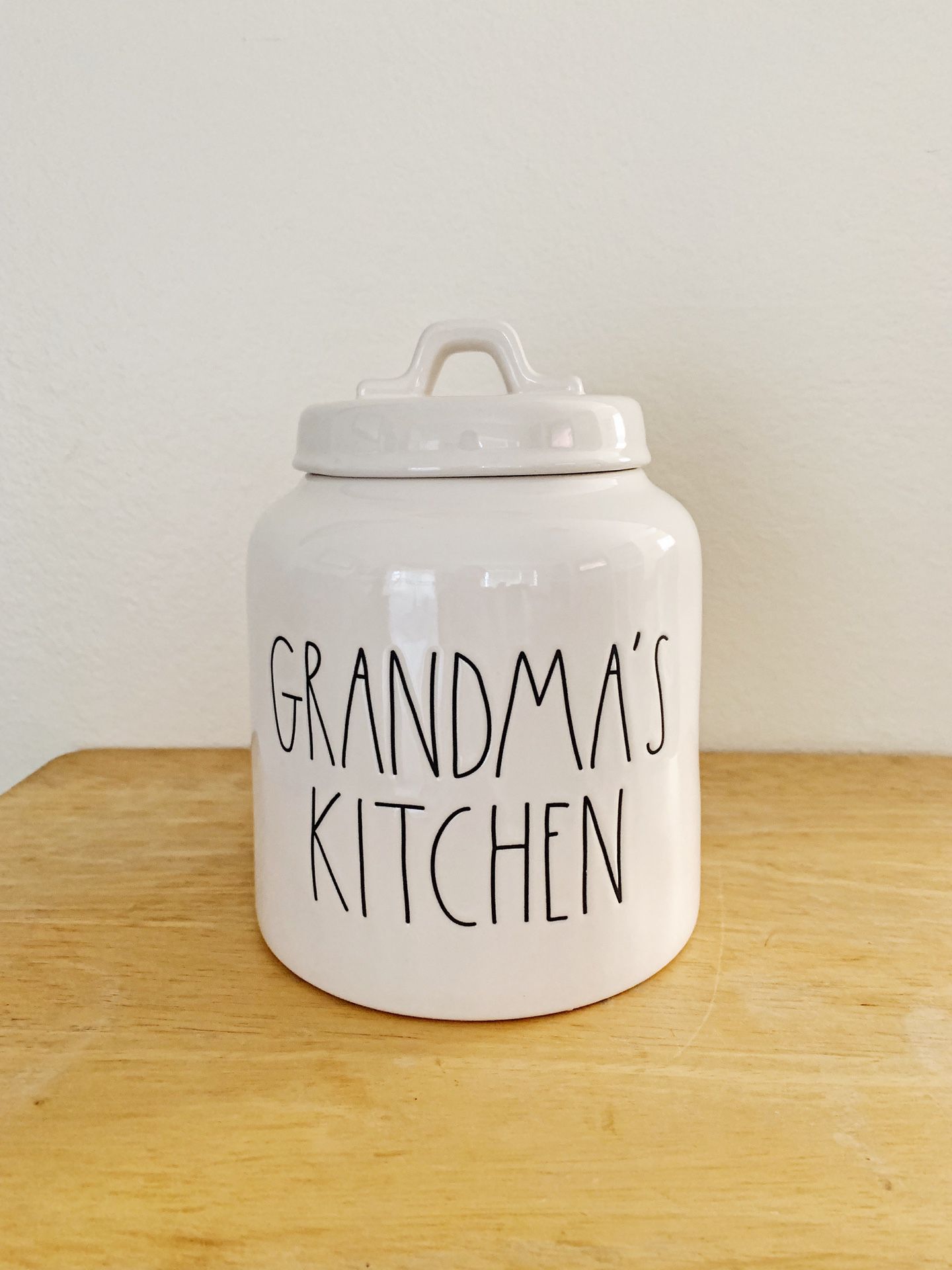 Rae Dunn // “grandmas kitchen” canister