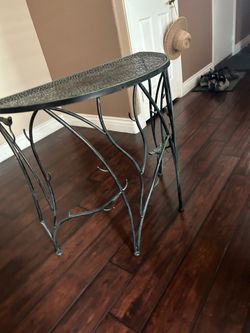 Custom antique end table