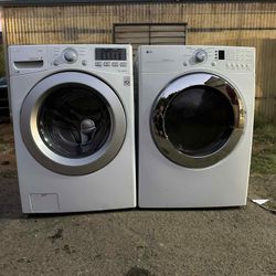 LG Washer And Gas Dryer 