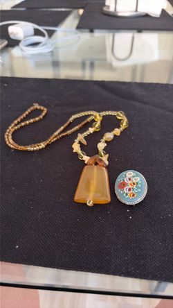Vintage necklace and pin.  $4 each