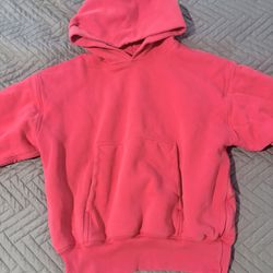 Red yeezy gap pullover hoodie size small