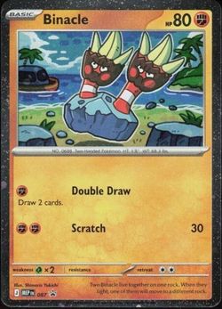 Binacle (Cosmos Holo) 087 Promo ME: Mega Evolution Promo Pokemon Near Mint