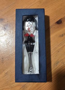 Artistic Creations Glass Penguin Wine Bottle Topper Gift Boxed Whimsical