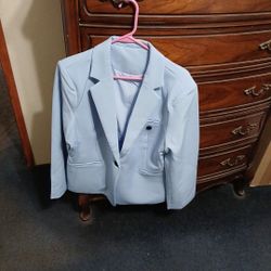Blue Pant Suit Never Worn