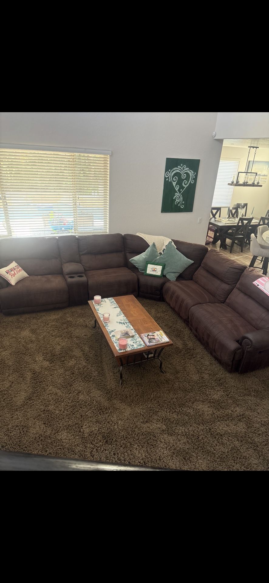 Sectional And Coffee Table