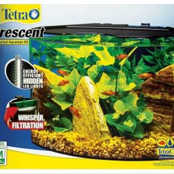 New Tetra Aquarium Kit, Fish Tank with Filter & Lights
