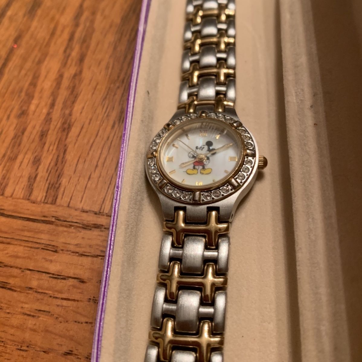 Mickey Mouse Swarovski Crystal Watch