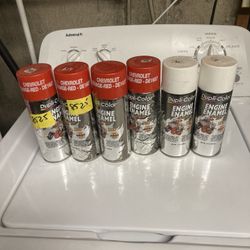 Dupli-color Chevy Orange-red Engine Spray Paint