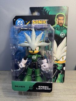 DC Sonic the Hedgehog Silver Green Lantern Action Figure Jakks Pacific