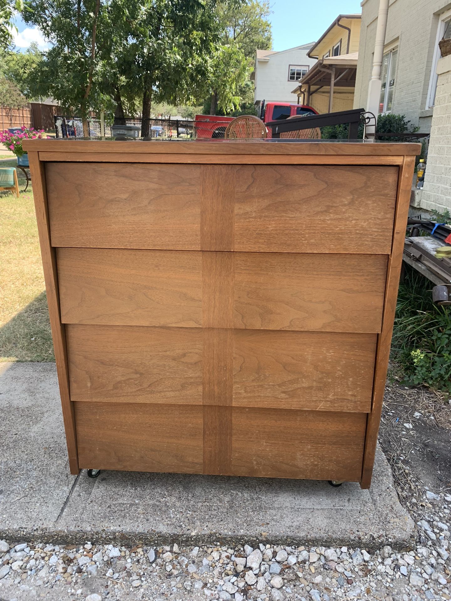 Mid Century Modern Dresser By ward Furniture -  No Legs 