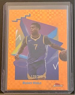 2024-25 Topps Finest Buddy Hield Orange X-Fractor #128/200