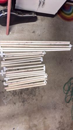 1” PVC pipe with connectors