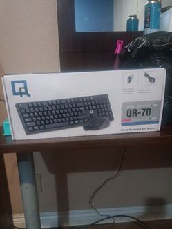 QR-70 Wired keyboard  and optical