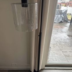 Floor lamp With Clear Glass Shade