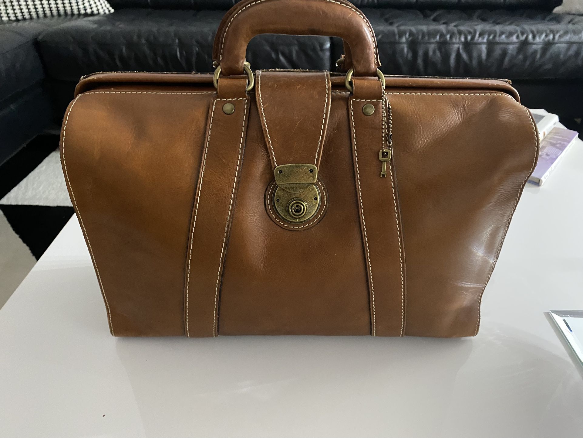 Leather Attaché’ Case, Briefcase $30