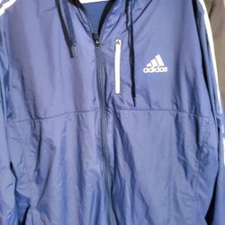 Adidas Zip Up Hoodie Jacket Size Xlarge For $20