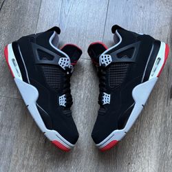 Jordan 4 Retro Bred 2019 Mens Size 11