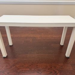 Modern White Console Table