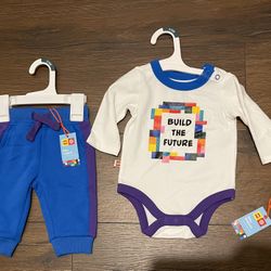 Baby Adaptive 'Build the Future' Graphic Bodysuit  & Pants - LEGO® Collection × Target Size 0-3 Months