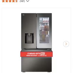 Hot Deal/ Counter Depth  Max Refrigerator With Knock Knock Door Now$1899  MRSP$3699