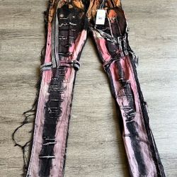 MNML Multicolor Skinny Jeans Never Worn! 