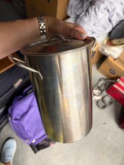 Stainless Steel Asparagus Steamer Pot w/ Basket & Lid – $30