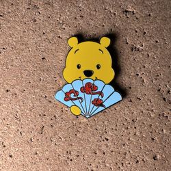 Disney Parks 2024 Character Folding Fans Mystery Box Pin - Winnie the Pooh