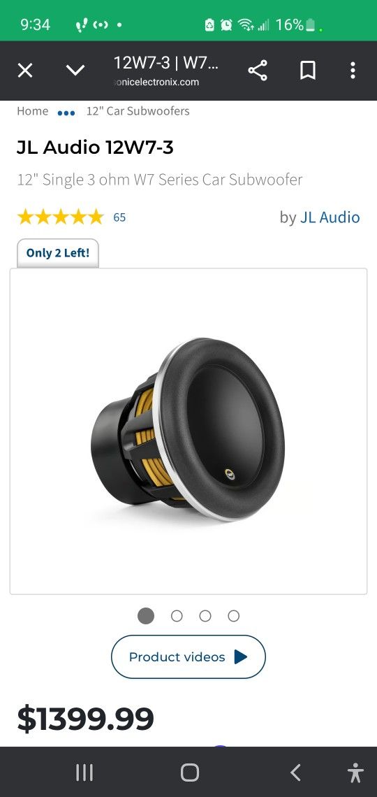 JL Audio 12 W7-3
