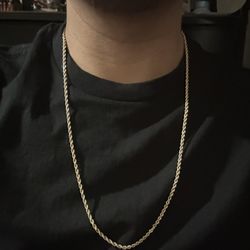 10k Yellow Gold Rope Chain 