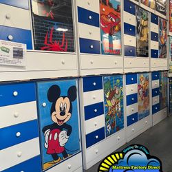 Armoire Wardrobes For Kids/ Boys 6 Jumbo Drawers Fully Assembled- Ropero Con Cajones 