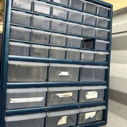 3 Cabinet With Small drawers for Hardware (nuts, Bolts Etc.)