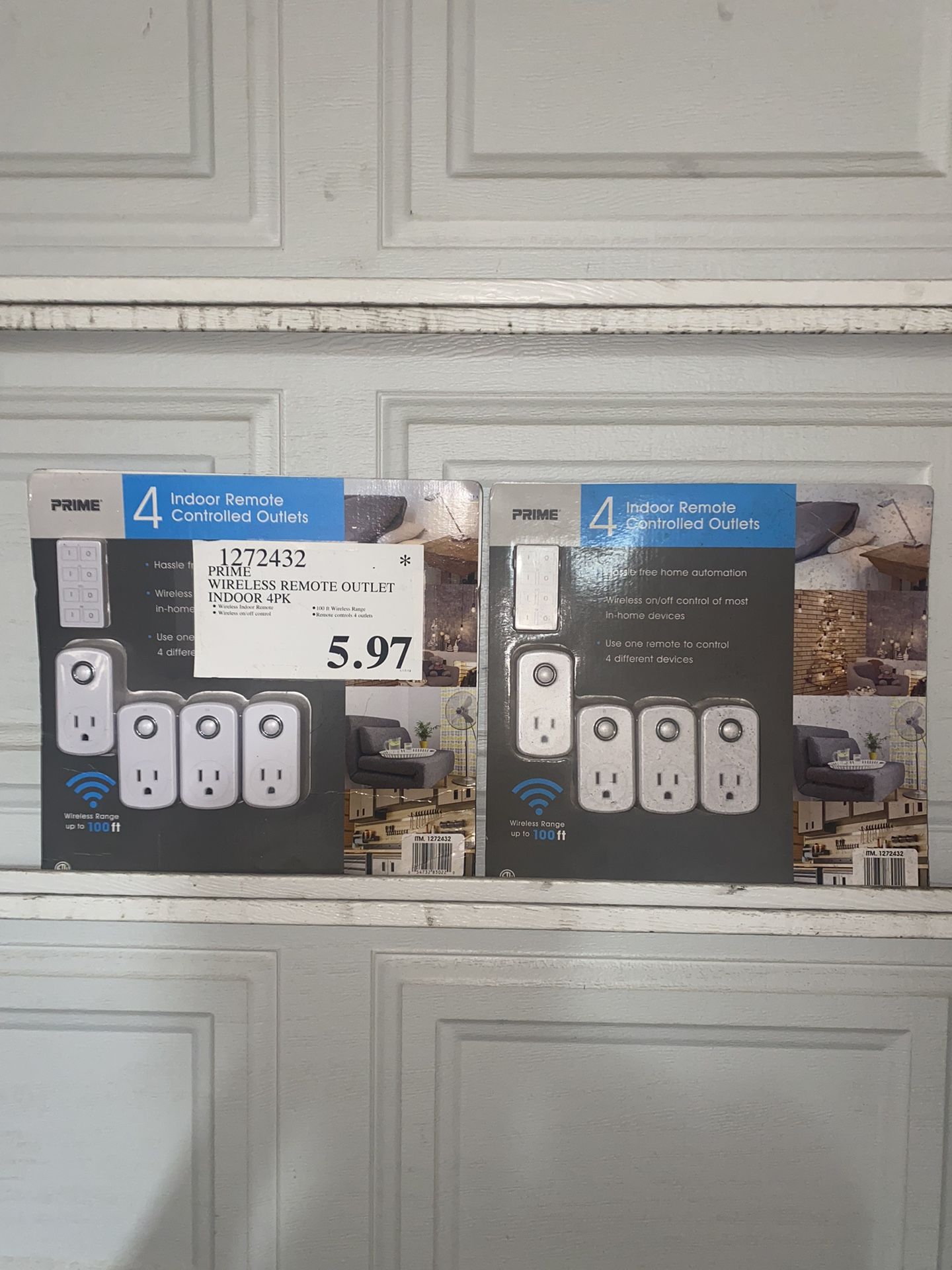 PRIME 4 Indoor Remote Controlled Outlets