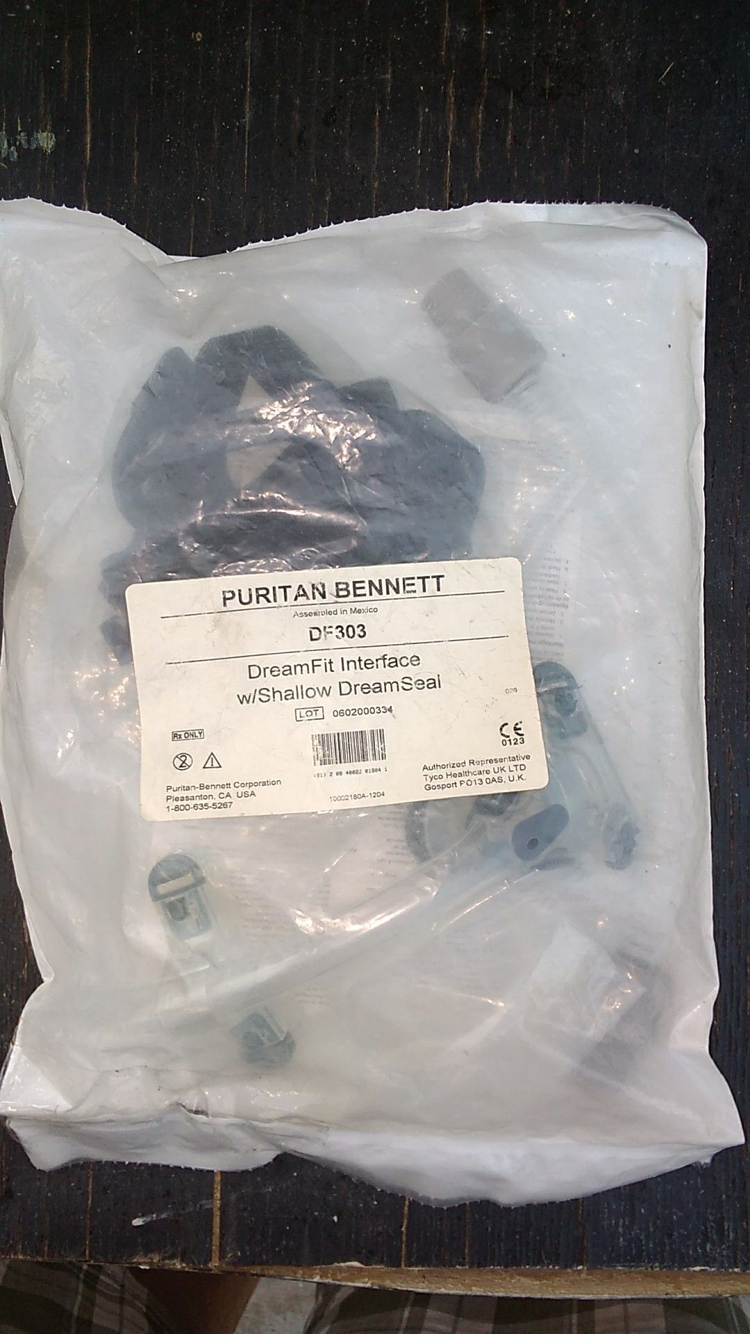 New PURITA Bennett dreamfit interface nasal CPAP mask kit unopen