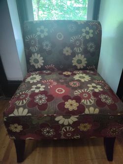 Floral Patterned Sofa Chair