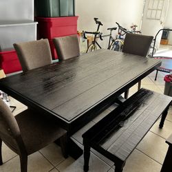 Heavy Duty Barn Style Dining Table Set