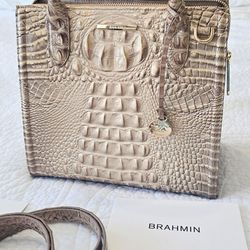 Bramin genuine embossed leather bag