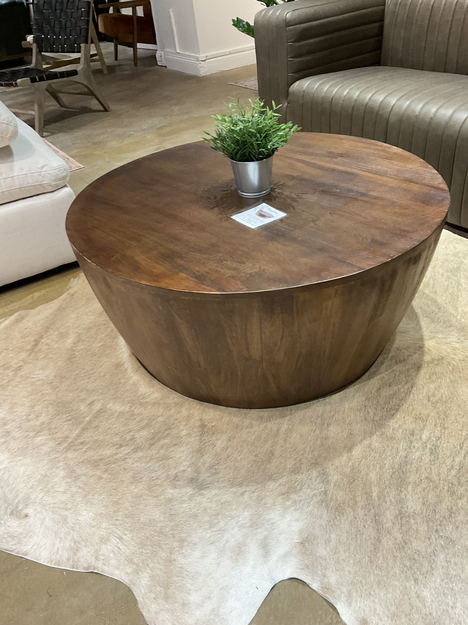 Primitive Collections Mango Brown Conversation Coffee Table