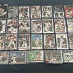 Baseball Cards Of JD Martinez (many Cards)
