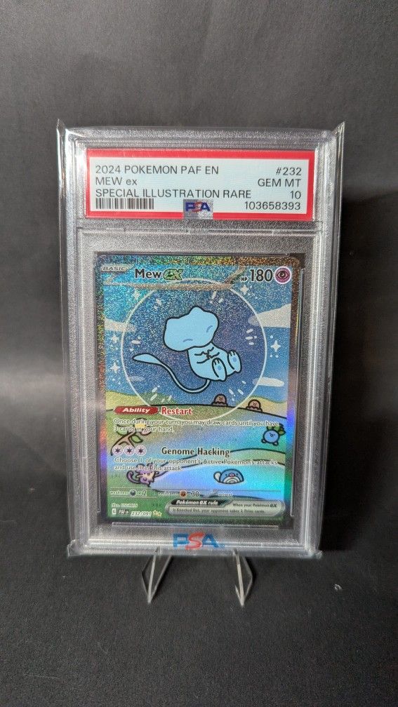 2024 Pokemon Paldean Fates 232/091 Special Illustration Rare Mew EX PSA 10