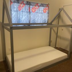 Twin Size House Bed 
