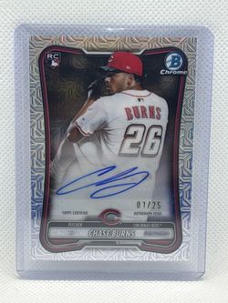 2026 Bowman Chrome Mojo Refractor Auto #1/25 Chase Burns