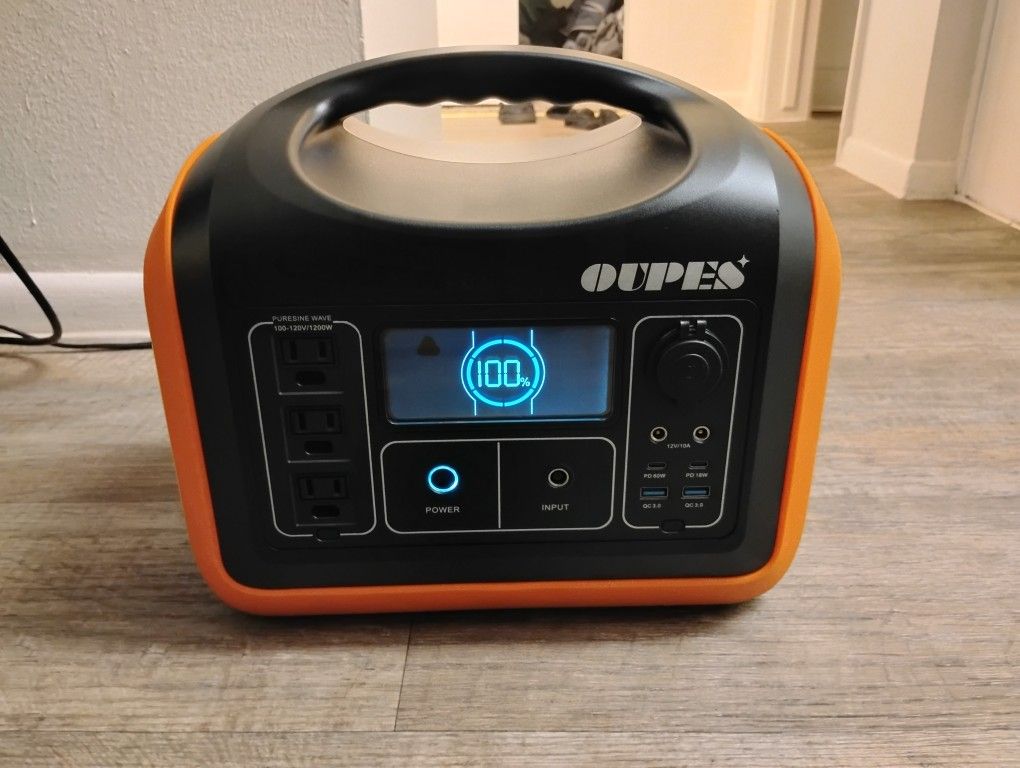 Oupes 1200W Portable Power Station