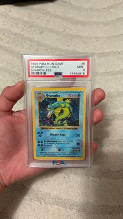 1999 Gyarados Shadowless Holo #6 PSA 9 MINT