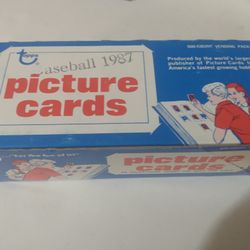 1987 Topps Baseball 500 Card Vending Box