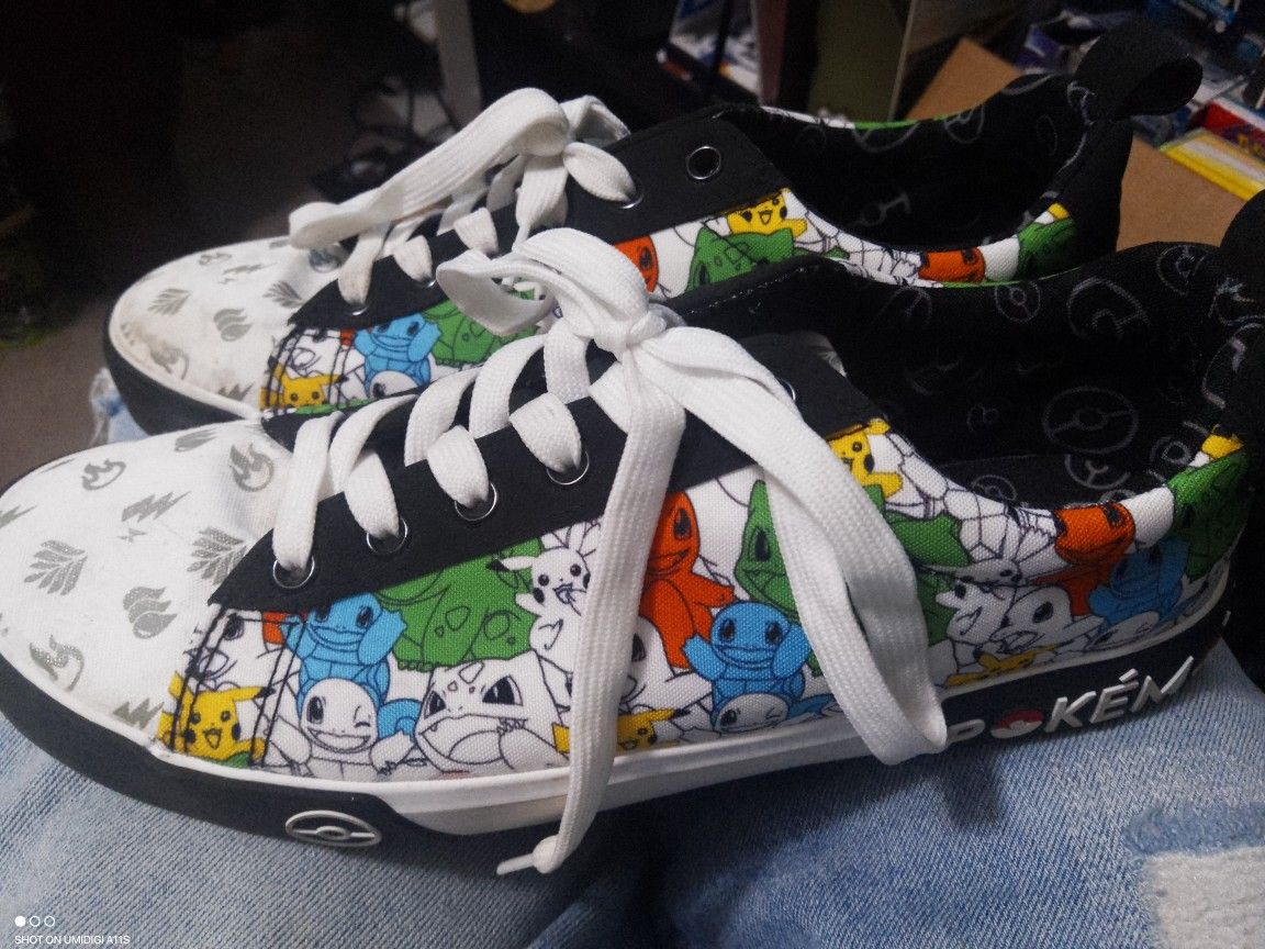 Pokemon Shoes Size 8.5
