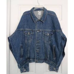 1999 Warner Bros Studio Store DC Superman Denim Jacket XXL