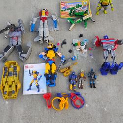 Legos Transformers Starwars Characters 
